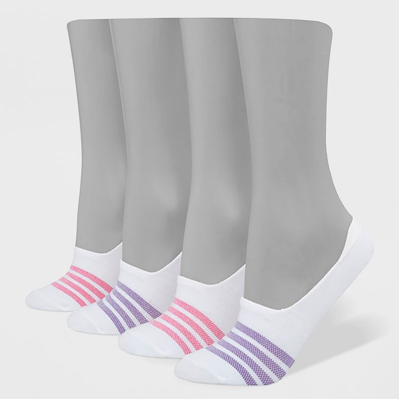Hanes Premium Women's 4pk Cool Comfort Lightweight Liner Socks - 5-9, 1 of 5