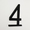 Metal House Number Plaque Matte Black - Hearth & Hand™ with Magnolia - 3 of 4