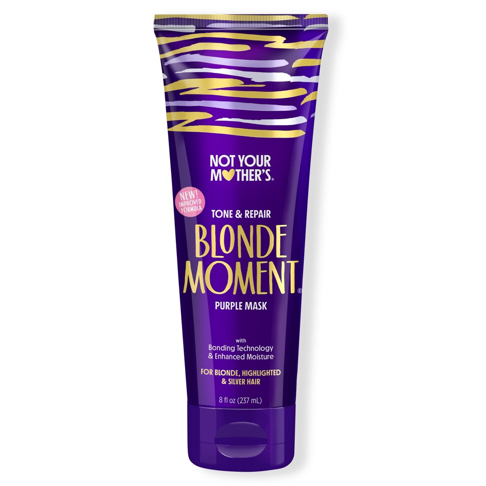 Not Your Mother's Blonde Moment Purple Bonding Hair Mask Tone & Repair for Lightened Hair - 8 fl oz