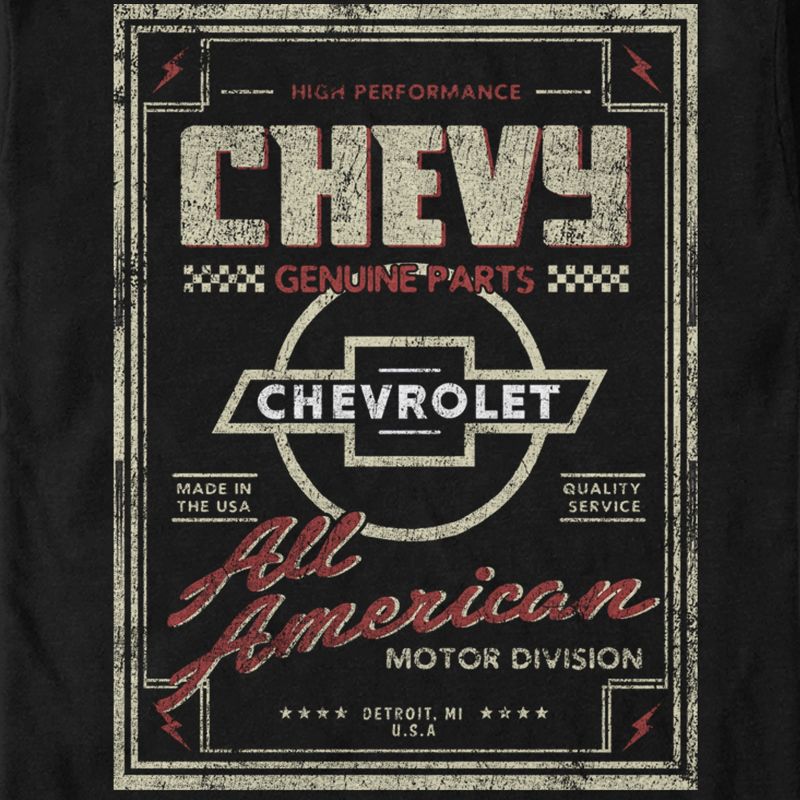 Men's General Motors Genuine Chevy Parts Made In America, All American T-Shirt, 2 of 6