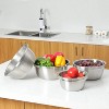 304 Stainless Steel Microporous Colander,2QT Large Capacity with Mixing Bowl For washing vegetables - 2 of 4