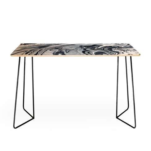 Amy Sia Marble Navy Desk By Deny Designs Target