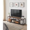 VASAGLE TV Stand Industrial Entertainment Center, Modern TV Console with Open Storage Shelves - 3 of 4