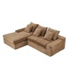 Dolonm L-Shape Sectional Sofa with Chaise: High-Resilience Foam, 4-Seater, Convertible Layout for Small Spaces - 3 of 4