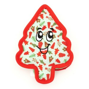 Holiday Tree Squeaky Tough Plush Dog Toy - The Worthy Dog - 1 of 3