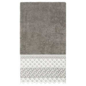 Linum Home Textiles 100% Turkish Cotton AIDEN Embellished Towel Set - 1 of 2