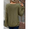 Womens Oversized Sweaters 2025 Long Sleeve Waffle Knit Casual Chunky Pullover Sweater Fall Winter Clothing - 3 of 4