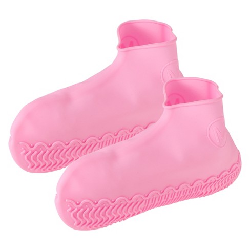 Unique Bargains Unisex Silicone Shoes Covers Rain Boots Reusable