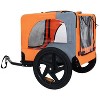 Racxily Pet Bike Trailer Dog Cart, for Small, Medium Pets, Easy Folding Cart Frame, Quick Release Wheel, Non-Slip Floor, Internal Leash - 4 of 4