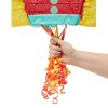 Blue Panda Rocket Ship Pull String Pinata for Kids Outer Space Party, Astronaut Birthday Decorations, 16.5 x 12.5 x 3 in - 3 of 4