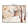 Amanti Art 38"x28" Snowy Street I by Annie Warren Framed Canvas Wall Art - 4 of 4