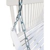 47.20"Front Porch Swing with Armrests,Wood Bench Swing with Hanging Chains - 4 of 4