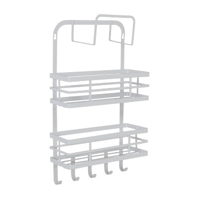 Honey-Can-Do Flat Wire Sliding Basket Organizer - White