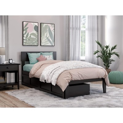 AFI Furnishings Boston Platform Bed T with Drawers ES