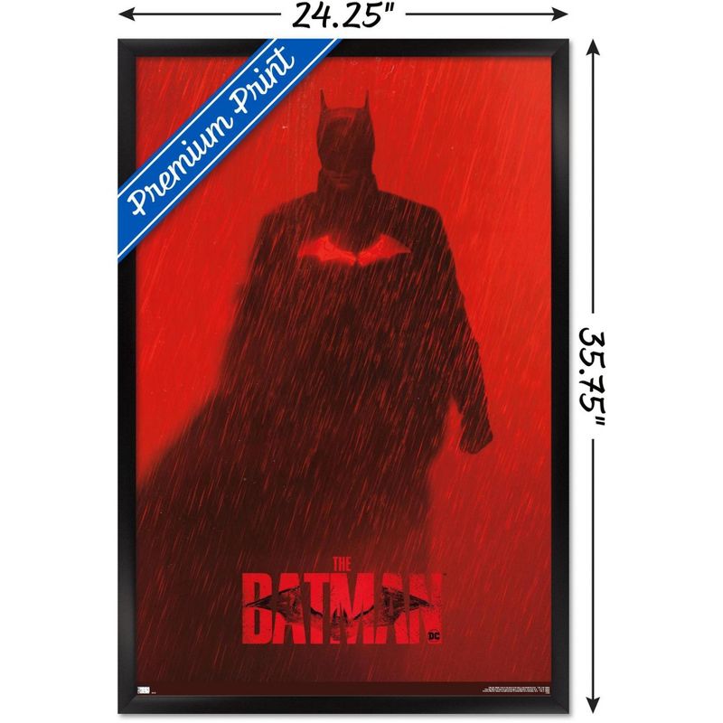 Trends International DC Comics Movie The Batman - Batman Teaser One Sheet Framed Wall Poster Prints, 3 of 7