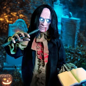 Halloween Zombie Halloween Yard Scary Groundbreaker Decorations Outdoor 2.5FT with Creepy Sounds and Light Up Eyes,Touch Sound Activation Outside - 1 of 4
