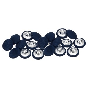 Unique Bargains Cloth Covered Aluminum Sewing Buttons 20 Pcs - 1 of 4