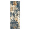 Modern Abstract Area Rug Washable Rug Soft Foldable Accent Rug Low Pile stain-Resistant Rugs - 2 of 4