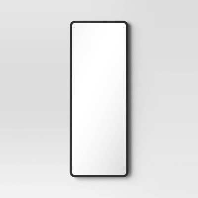 22" x 60" Rounded Corner Wood Leaner Mirror - Threshold™