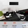 WOWLIVE 9 Dresser for Bedroom, Chest of Drawers with Fabric Drawer, 55’’ TV Stand with Charging Station and LED Lights - 4 of 4
