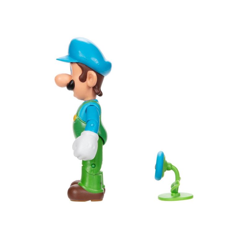 Nintendo Super Mario Ice Luigi with Ice Flower Action Figure, 5 of 8