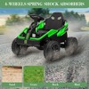 24V Kids Electric ATV,200W 4x4 Ride-on Car with Parent Remote Control, Metal Frame & 4 Shock Absorbers - 3 of 4