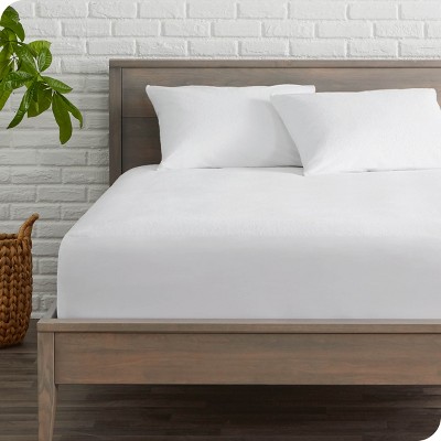Standard White Cotton Hypoallergenic Waterproof Pillow Protector
