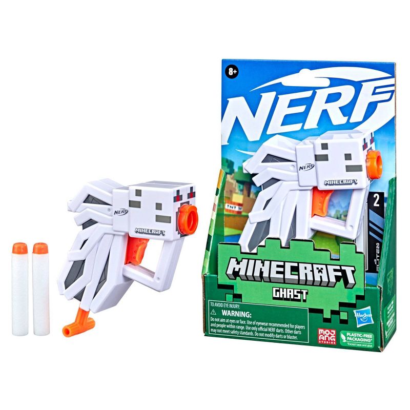 NERF MicroShots Minecraft Ghast Blaster, 4 of 7