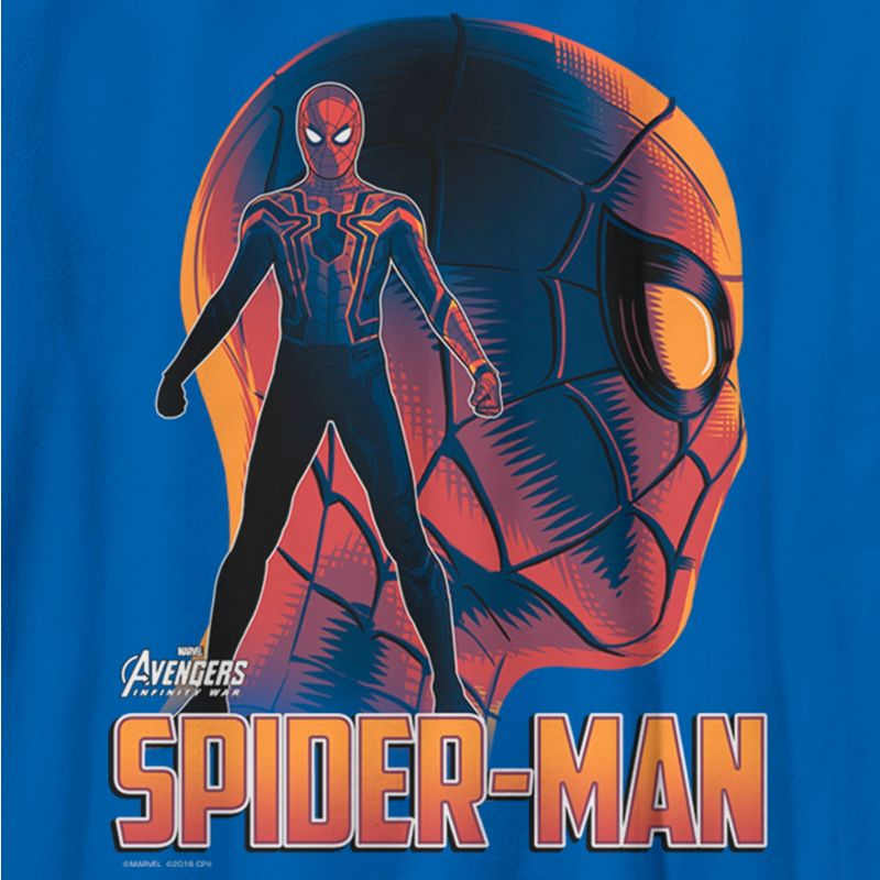 Boy's Marvel Avengers: Infinity War Spider-Man Portrait T-Shirt, 2 of 6