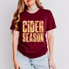 Cider Season Block Distressed - Women's Short Sleeve Graphic T-Shirt - 3 of 4