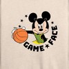 Women's - Disney - Game Face Basketball Lightweight French Terry Wide Neck Long Sleeve Shirt - 2 of 4