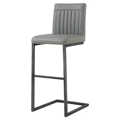 New Pacific Direct Ronan PU Leather Bar Stool,Set of 2
