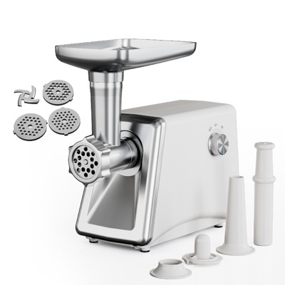 SUGIFT Electric Meat Grinder 1200W Max Food Grinder Sausage Maker Stainless Steel 5 in 1 Mincer with Blades Plates Kibbe Kit for Home Kitchen