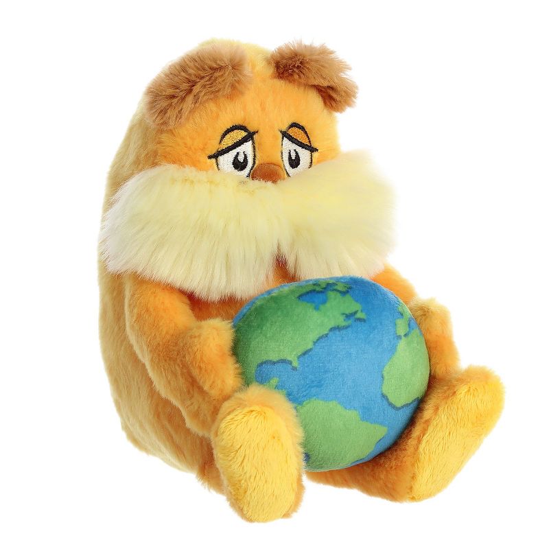 Aurora Dr. Seuss 11" Lorax Planet Earth Orange Stuffed Doll, 2 of 8