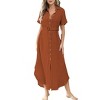 Zilpu Women's Chic Swimsuit Coverup - Lightweight Beach Maxi Dress for Summer Vacation - 4 of 4