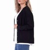 Women's LONG SLEEVE FINE GAUGE BUTTON FRONT CARDIGAN - Dex - 2 of 4
