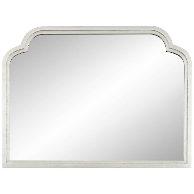 Uttermost Naomi Silver Leaf 40" x 30" Rectangular Wall Mirror, 1 of 8