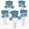 Big Dot of Happiness Happy Hanukkah - Chanukah Party Centerpiece Sticks - Table Toppers - Set of 15 - 2 of 4