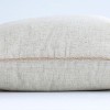 18"x18" Indoor Easter Single Bunny Square Throw Pillow Off-White - Pillow Perfect: Gingham Check, Velvet & Linen, Zipper Closure - 3 of 3