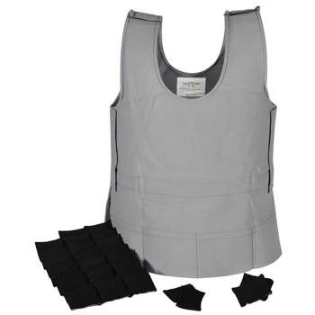 Abilitations Weighted Vest, Gray, X-Large, 8 Pounds