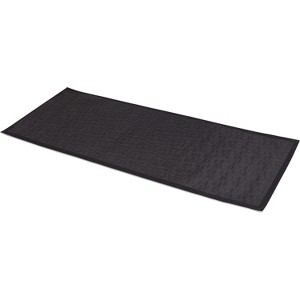 BirdRock Home Indoor Outdoor Floor Runner - Non Slip Floor Mat - 24 x 60 Inches - Black - 1 of 4