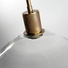 Chaness Glass Pendant Clear/Brass - Signature Design by Ashley: Metallic Finish, UL Listed, Adjustable Height - 3 of 4