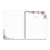 Mina Weekly/Monthly Planner, Floral Artwork, 11 x 8.5, White/Violet/Peach Cover, 12-Month (Jan to Dec): 2026 - 3 of 4