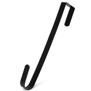 R N' Ds Over Door Wreath Hook - Black - 15" Inches - 1 of 4