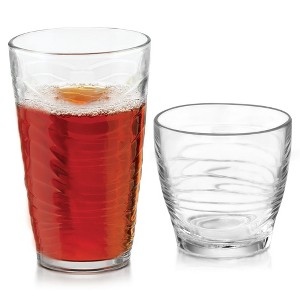 Libbey Orbita 16 Piece Tumbler and Rocks Glass Set - 1 of 4