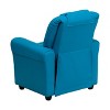 Emma and Oliver Contemporary Kids Recliner with Cup Holder and Headrest - 4 of 4