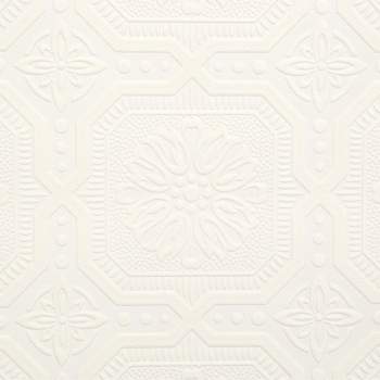 Small Ceiling Tile Paintable White Wallpaper