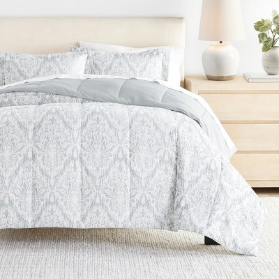 7PC Bedding Bundle, Patterned Comforter and Solid Sheet Set - Becky Cameron