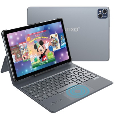 Contixo 10" Tablet 128GB with Keyboard, 2.0GHz Octo-Core Processor, 6GB RAM, 13MP Camera, 80+ Disney Storybooks & Google Kids Space (2024 Model)