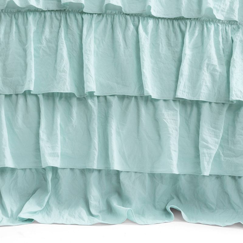 Lush Décor Allison Ruffle Skirt Bedspread & Sham Set, 6 of 9